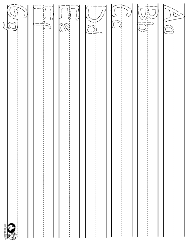 abc worksheet english